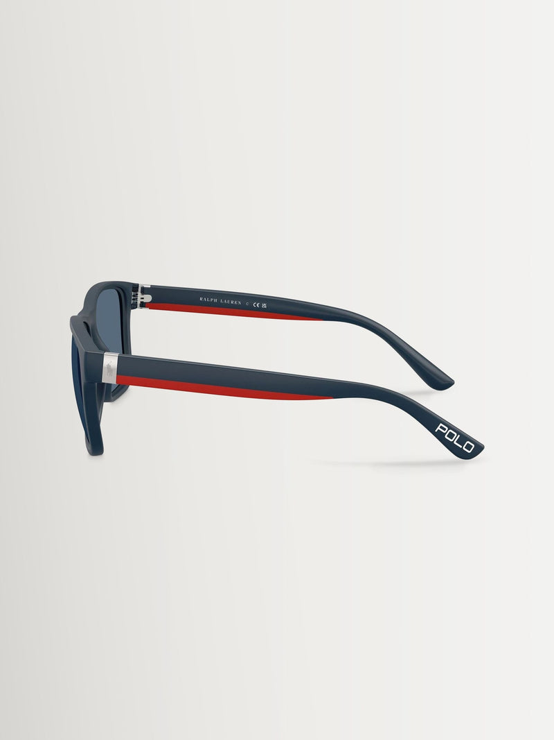 Ralph Lauren square sunglasses dark blue lenses - British product
