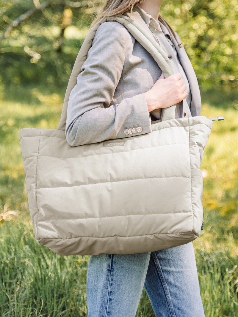 Done by Deer Black Quilted Changing Tote Bag 26 L