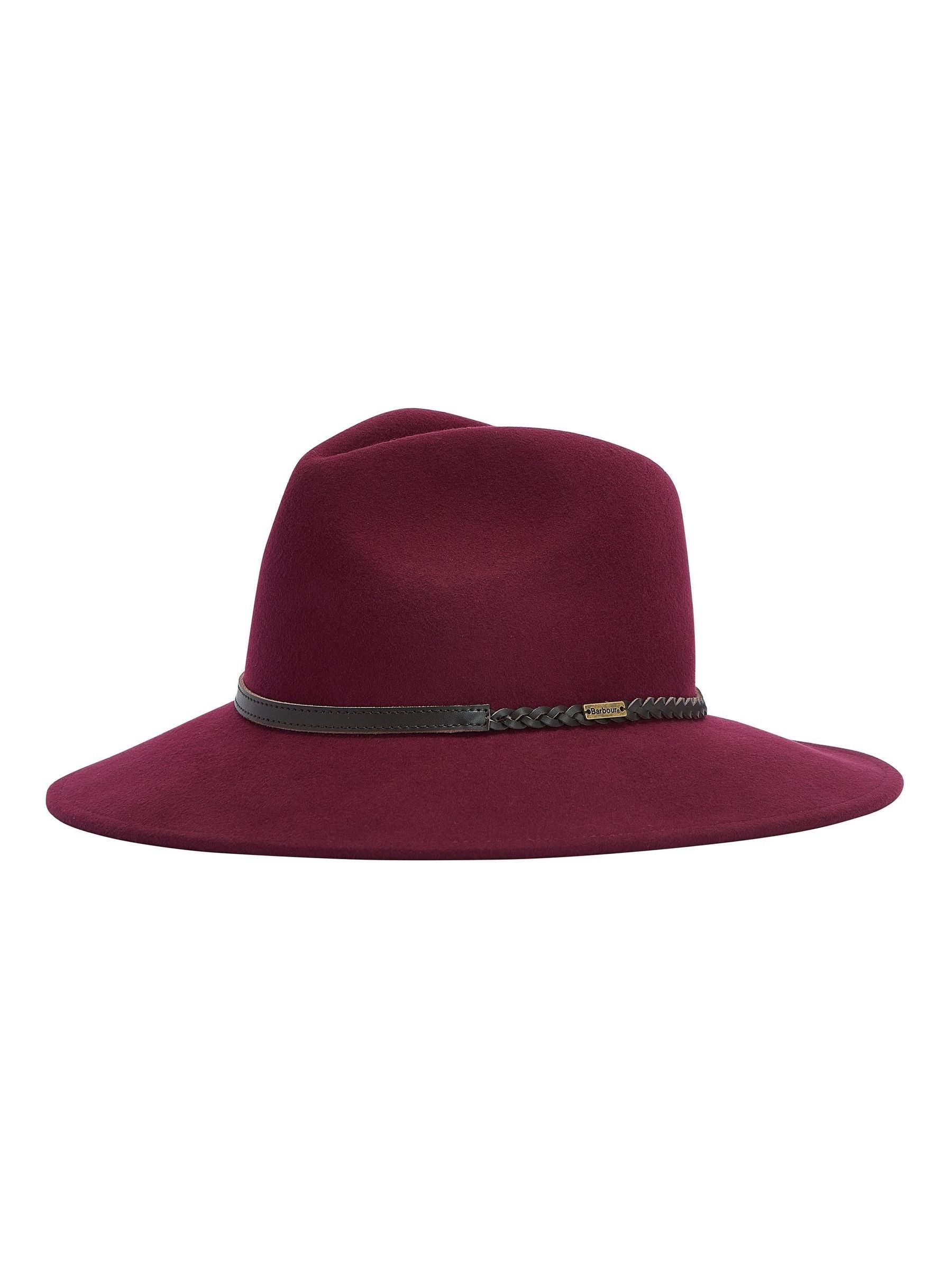 Barbour® Red Tack Fedora Hat