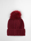 Barbour Damen Rote Saltburn Bommel-Mütze (Britische Marke)