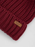Barbour Damen Rote Saltburn Bommel-Mütze (Britische Marke)