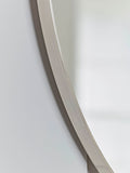 Cox & Cox antique silver slim frame round mirror 60cm, imported from the UK