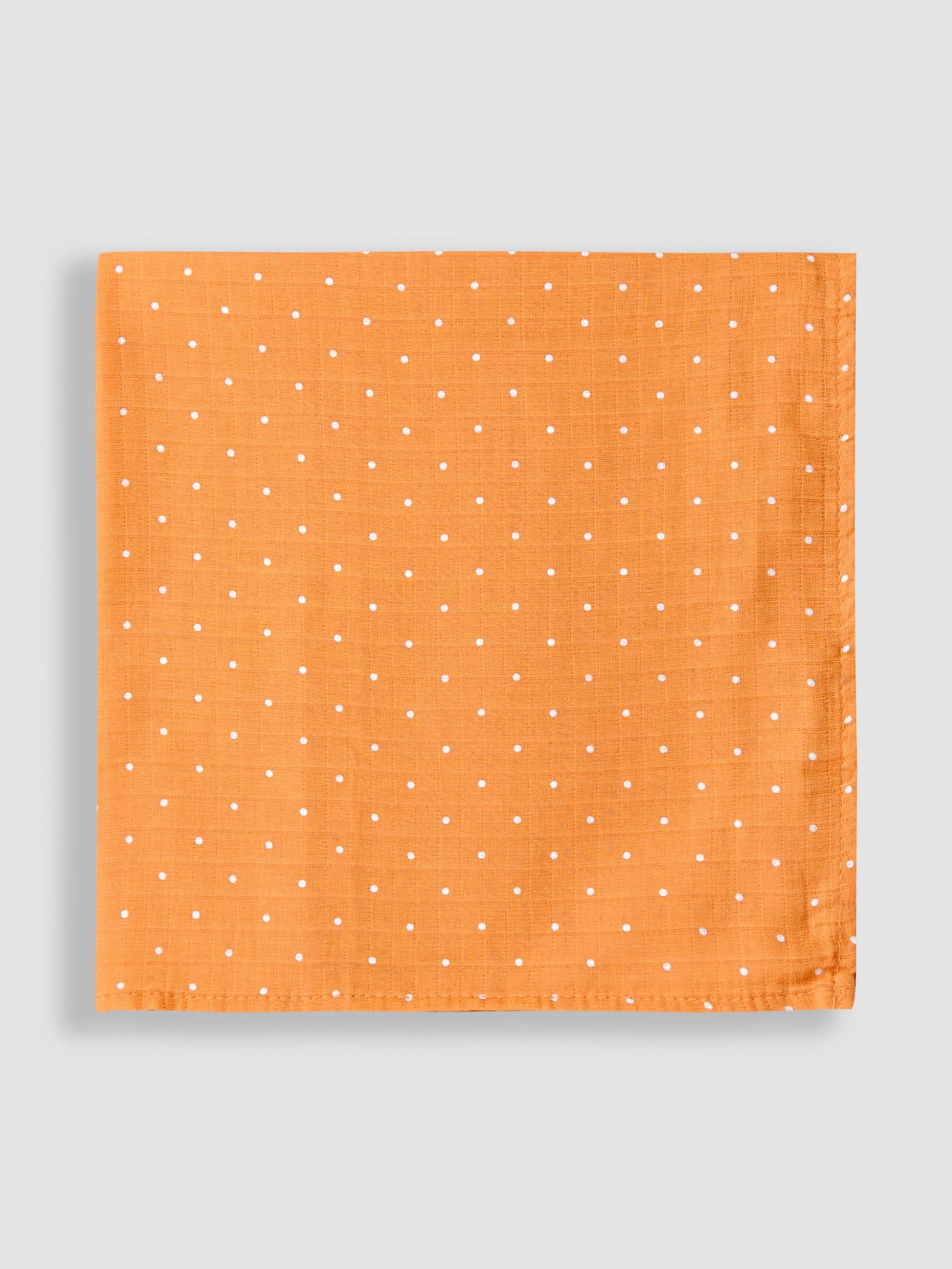 JoJo Maman Bébé patterned muslin cloths 6-pack 60x60cm, UK version