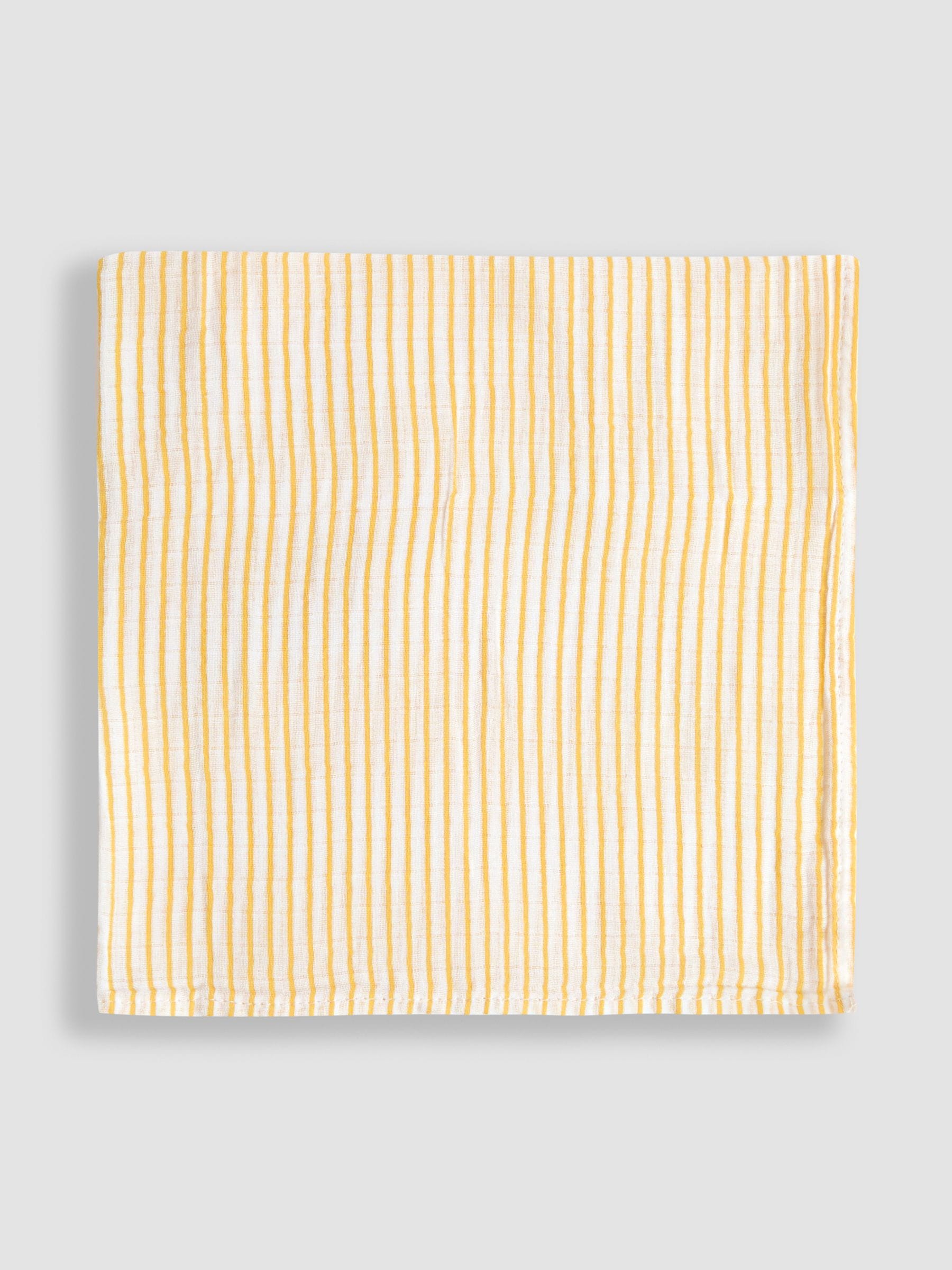 JoJo Maman Bébé patterned muslin cloths 6-pack 60x60cm, UK version