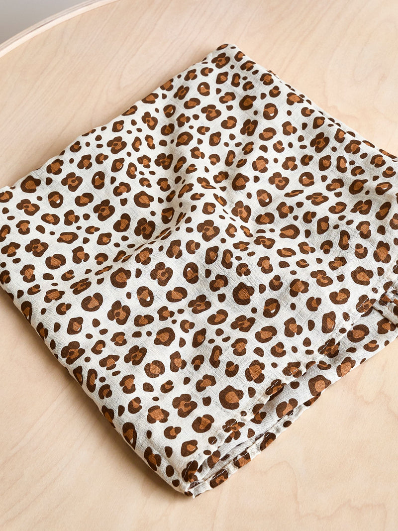 JoJo Maman Bébé leopard extra large muslin cloth, UK version