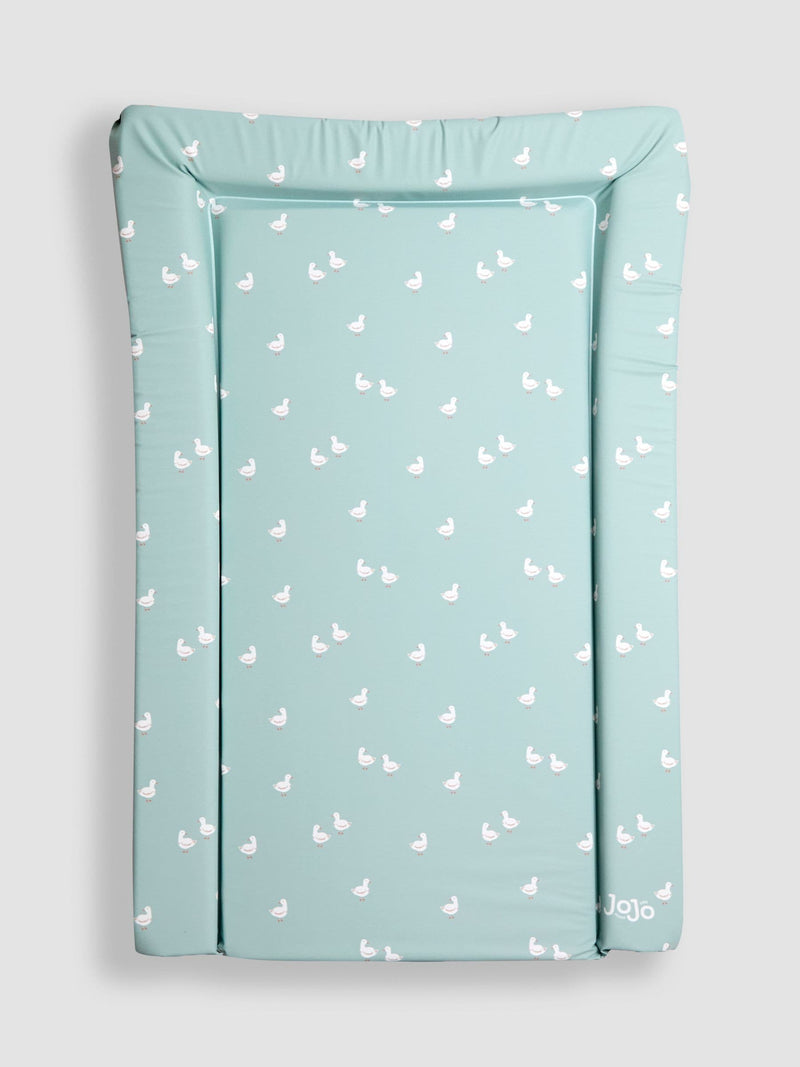 JoJo Maman Bébé changing mat green duck print 70x50cm, UK version