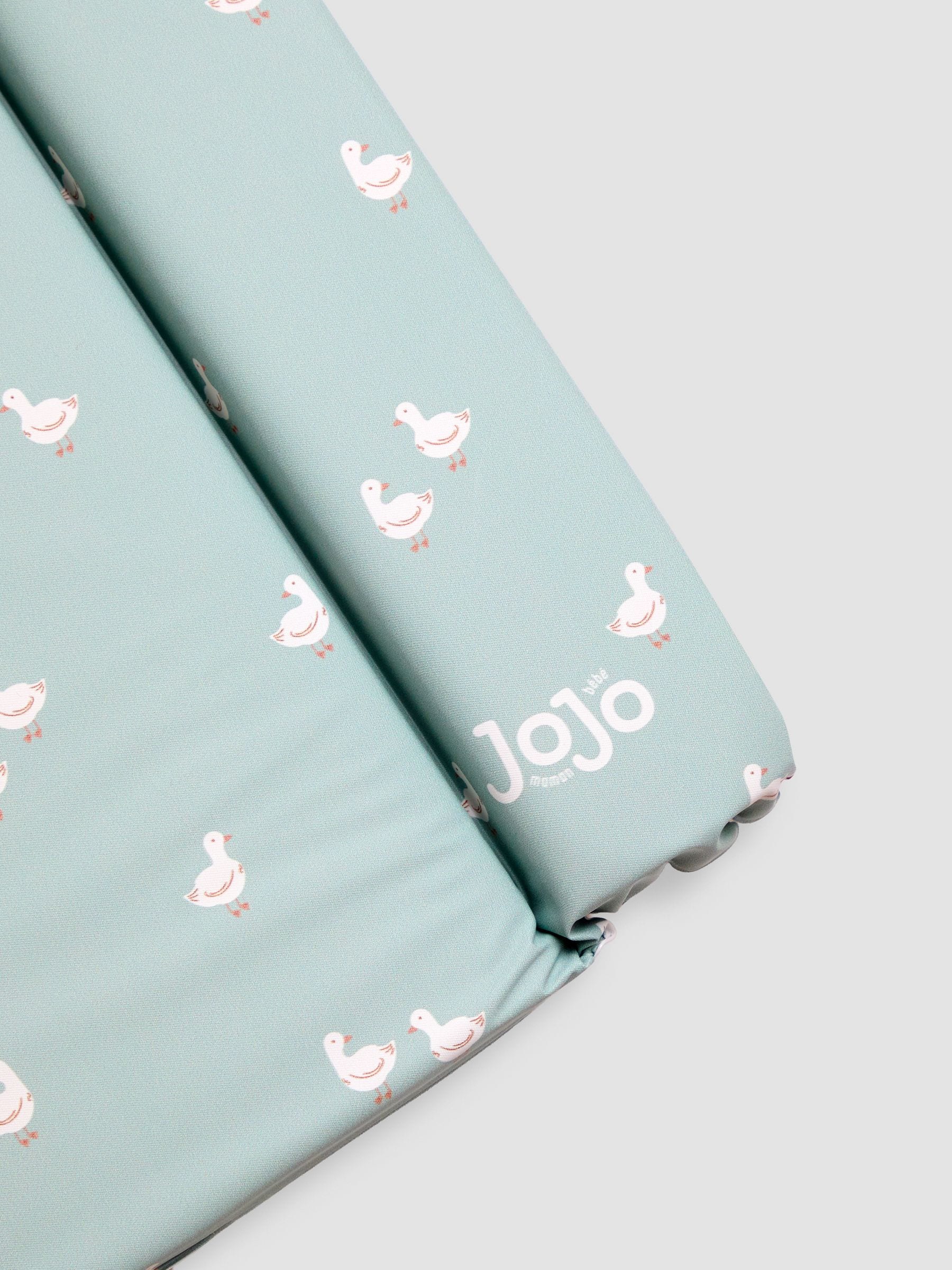 JoJo Maman Bébé changing mat green duck print 70x50cm, UK version