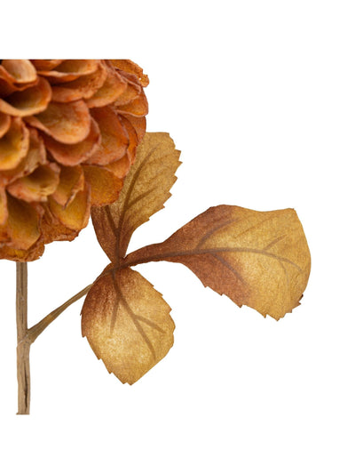 Gallery Home Burnt Orange Artificial Dahlias 6 Stems Flower Arrangement