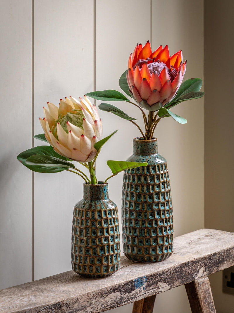 Gallery Home apricot tropical artificial flowers 12 stems, UK version