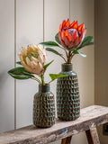 Gallery Home apricot tropical artificial flowers 12 stems, UK version