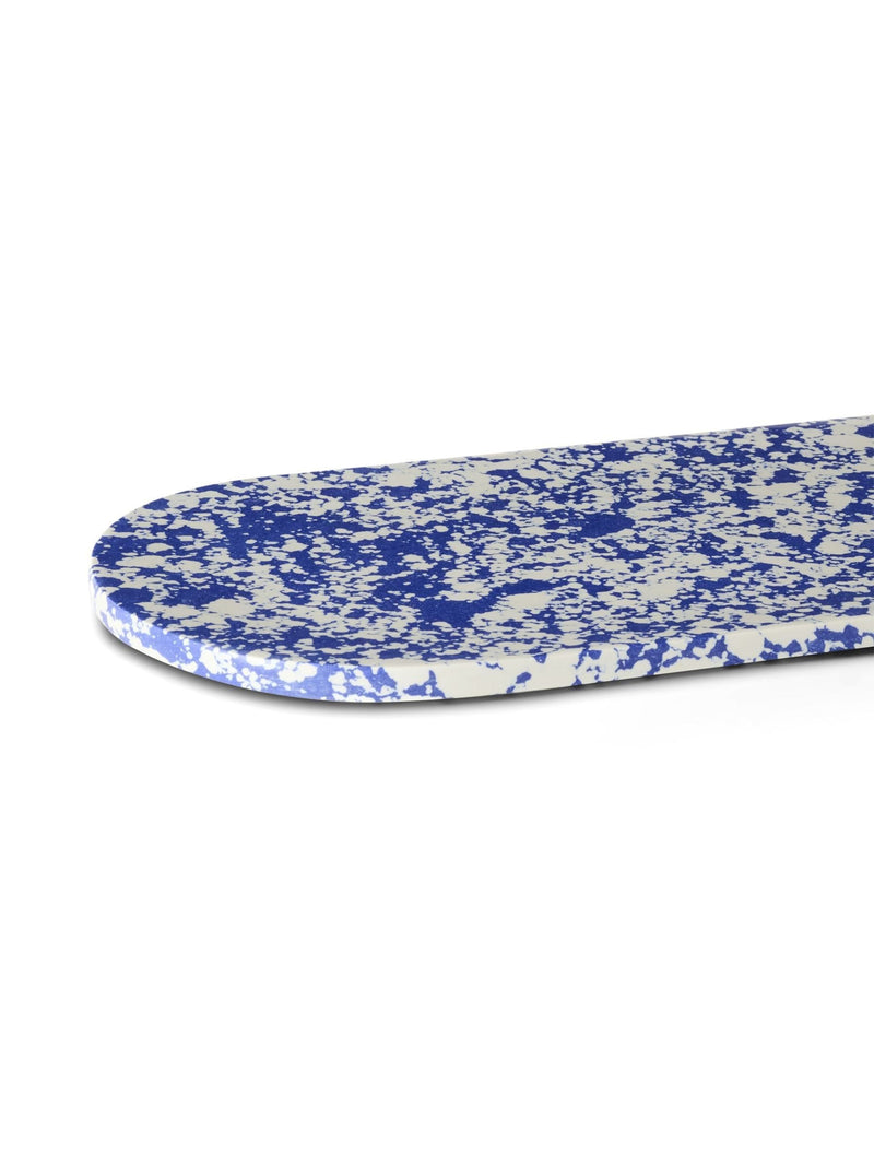Curateology Blue Rock Large Serving Platter