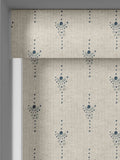 Emily Bond roller blind Fowey Blue Honor, UK version