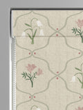 Emily Bond rose pink roman blind, imported from the UK