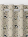 Emily Bond Steel Blue Margot curtains, imported from the UK