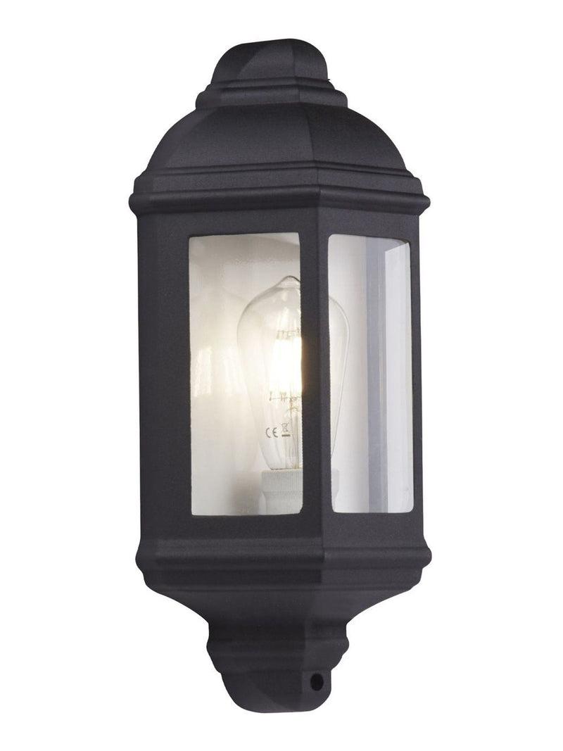 Searchlight black Andreas outdoor wall light 36cm (British brand)