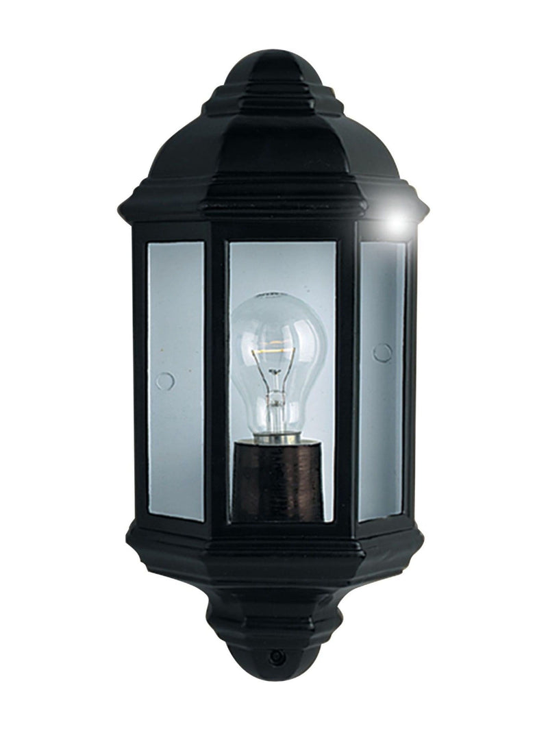 Searchlight black Andreas outdoor wall light 36cm (British brand)