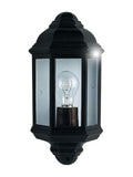 Searchlight black Andreas outdoor wall light 36cm (British brand)