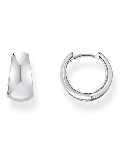 Next Thomas Sabo Silver Tone Trapezoidal Hoop Earrings- Buy online at McGrocer