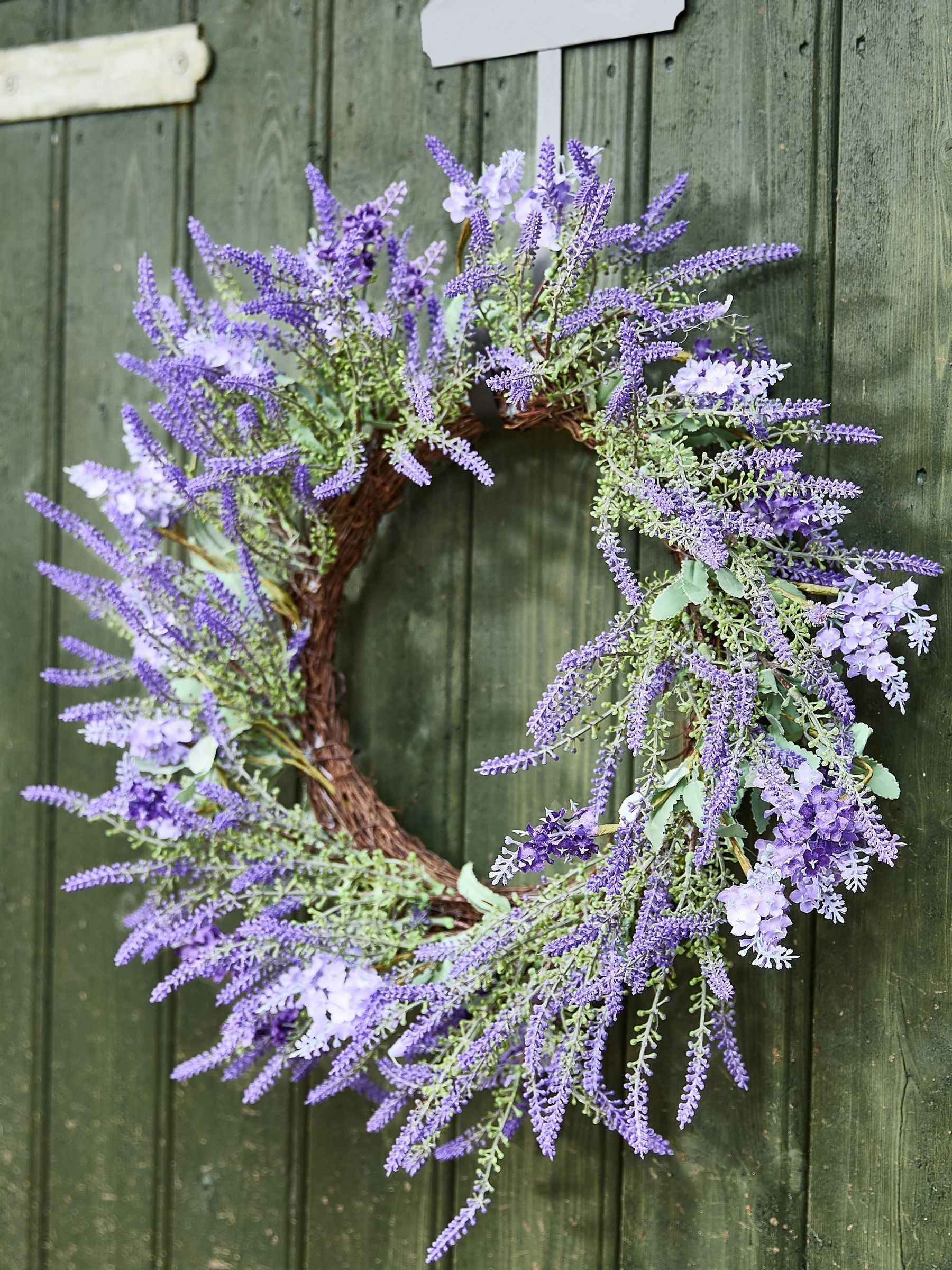 Dibor purple lavender wreath 50cm - British product