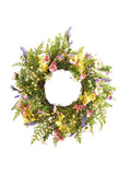 Dibor Green Hillington wild flower wreath 60cm - British product