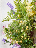 Dibor Green Hillington wild flower wreath 60cm - British product