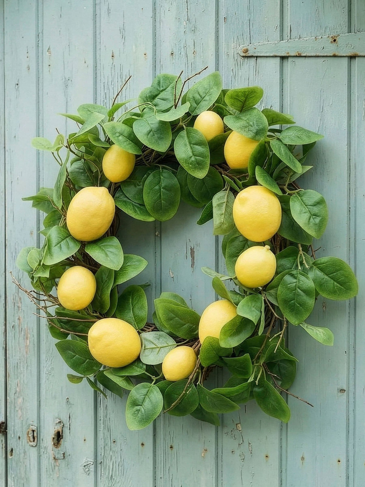 Dibor green agrumi lemon wreath 50cm - British product