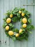 Dibor green agrumi lemon wreath 50cm - British product