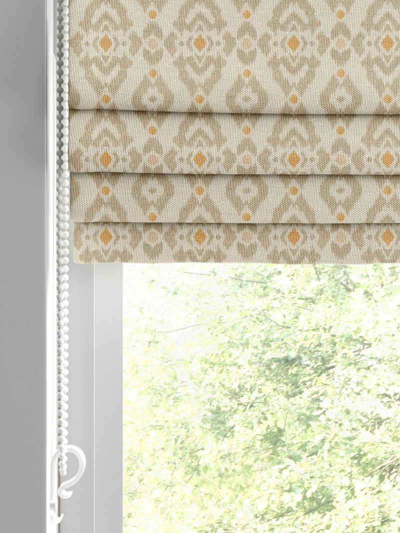 Alven Roman blind terracotta orange made to measure - British product