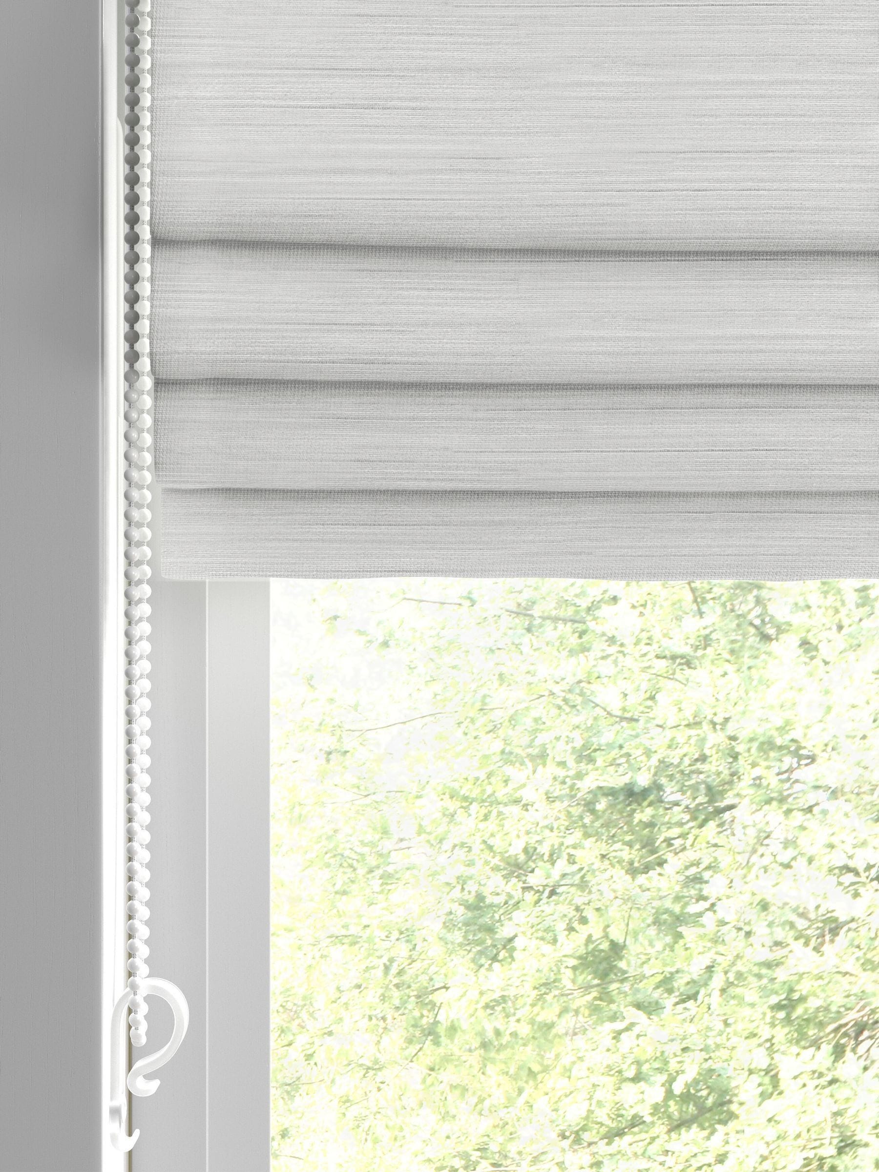 Ire pearl white made to measure roman blind (British brand)
