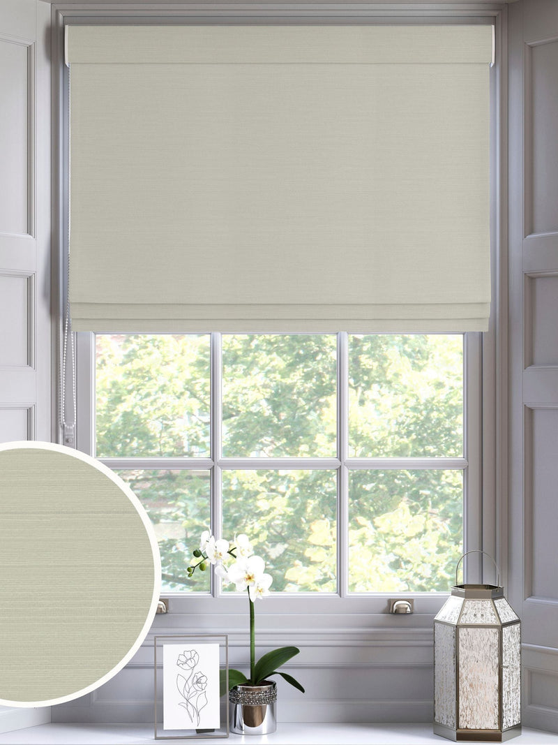 Next Oyster Natural Roman Blind - British product