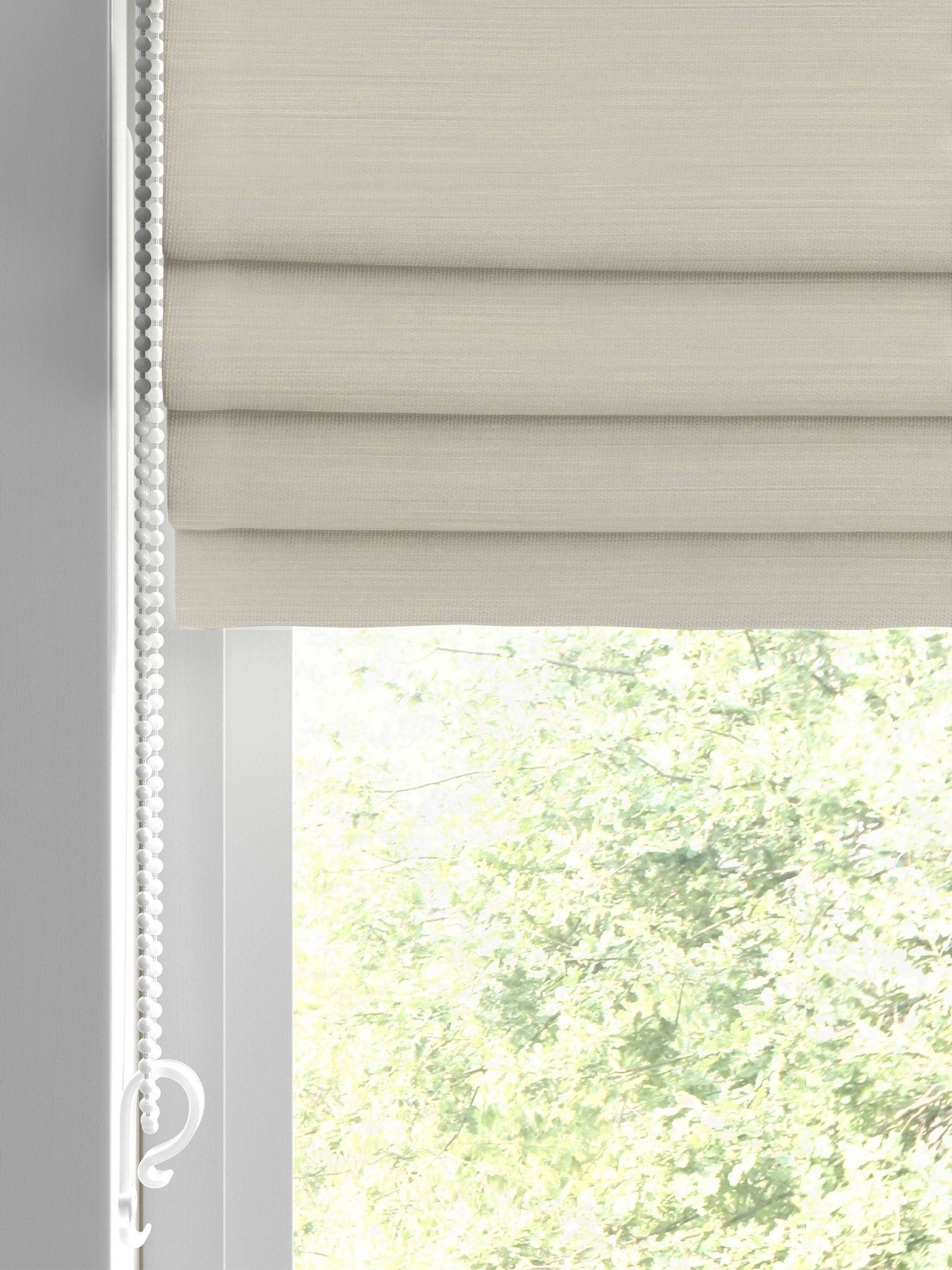 Next Oyster Natural Roman Blind - British product
