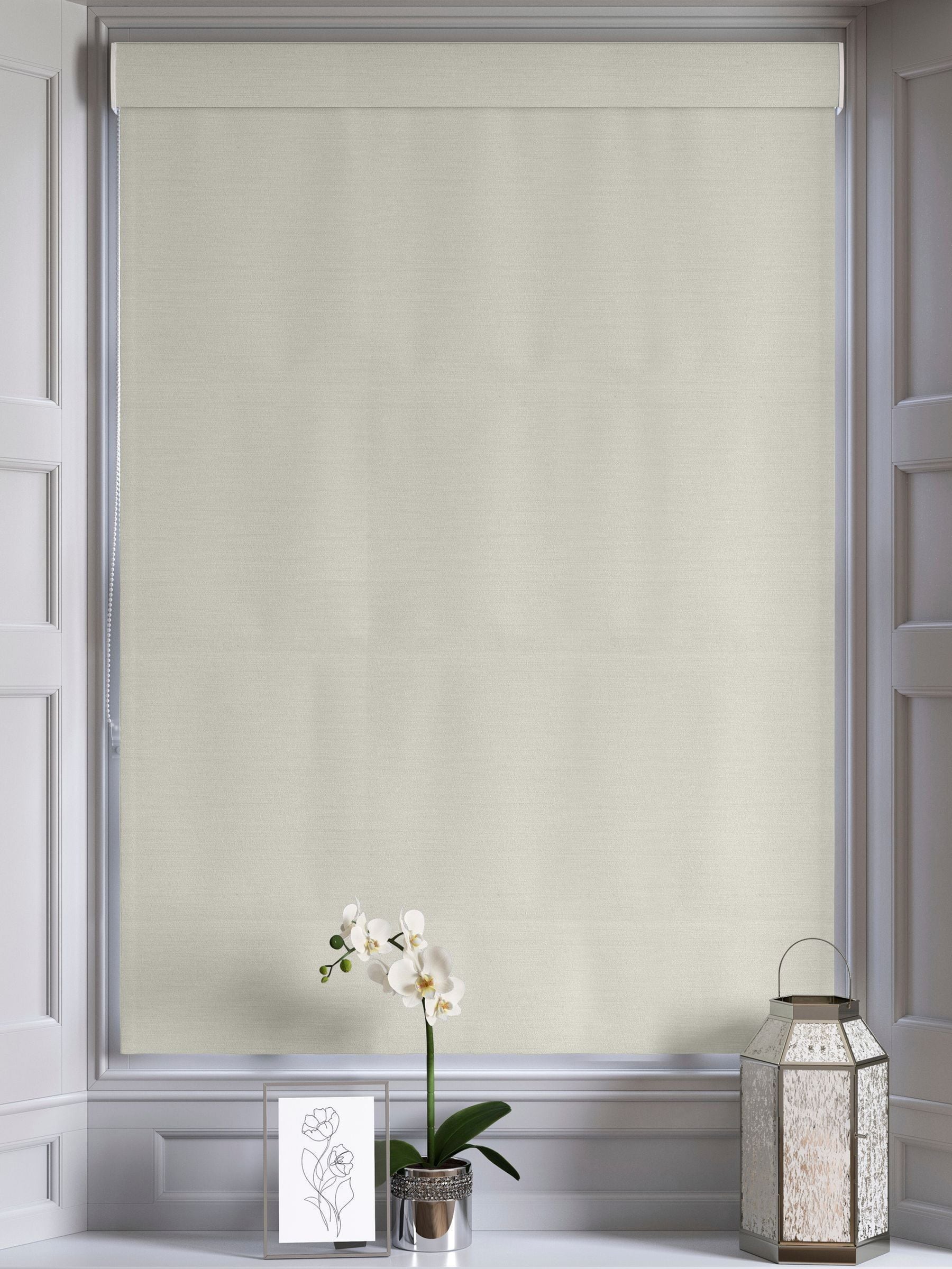 Next Oyster Natural Roman Blind - British product