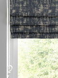 Indigo Blue Tero roman blind made to measure - British product