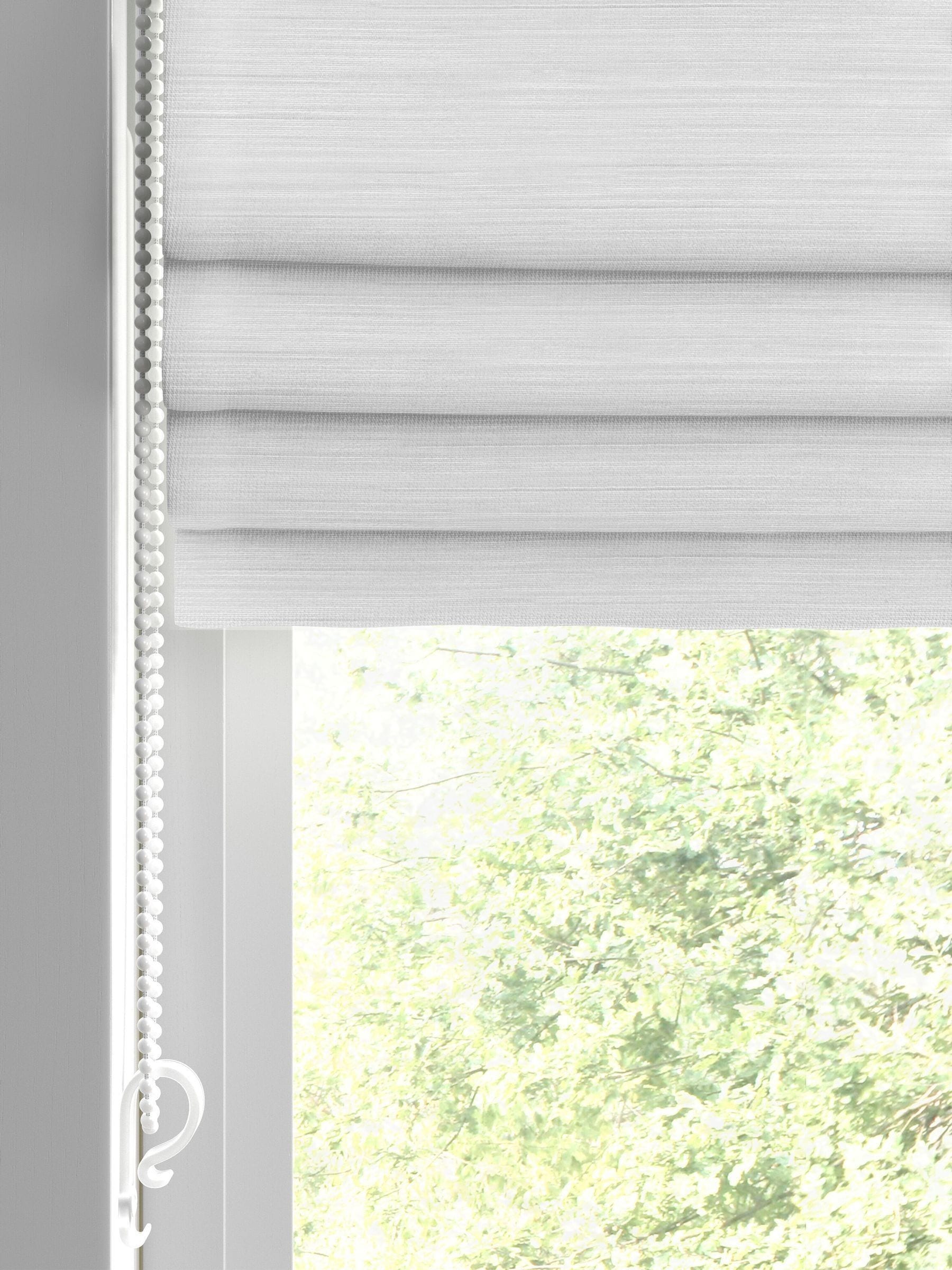 Dove Grey Ire made to measure roman blind - British product