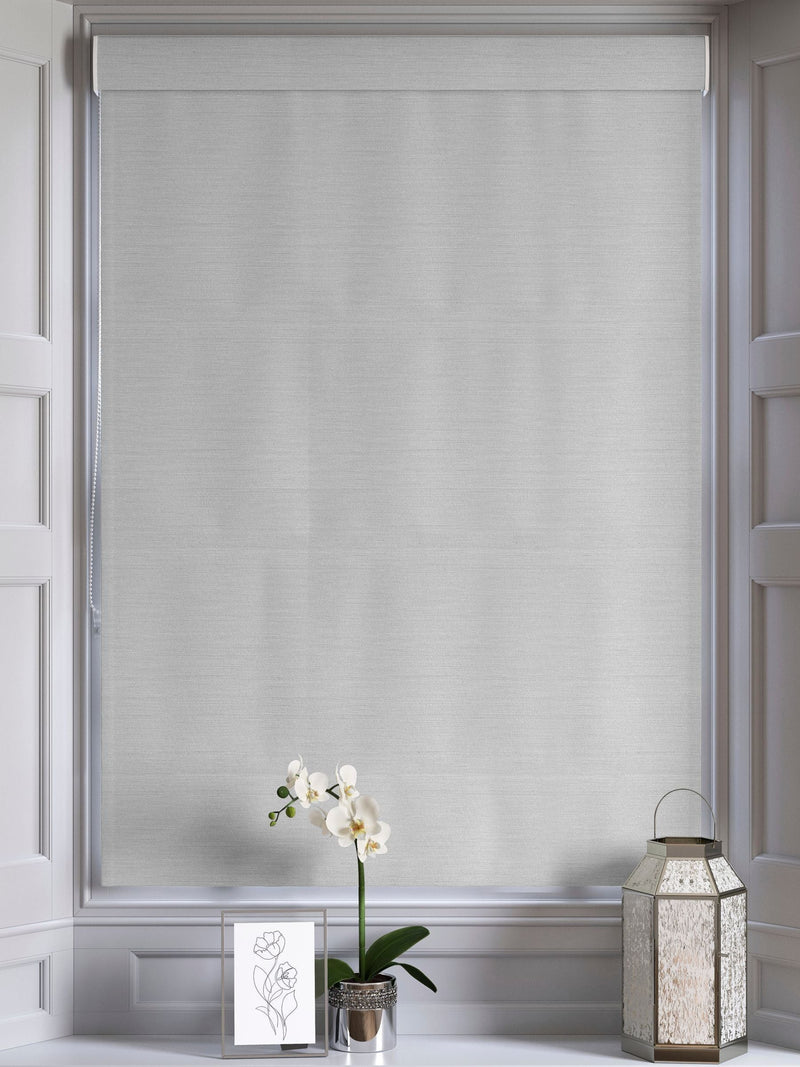 Dove Grey Ire made to measure roman blind - British product