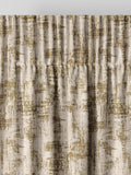 Tero ochre yellow made to measure curtains, imported from the UK