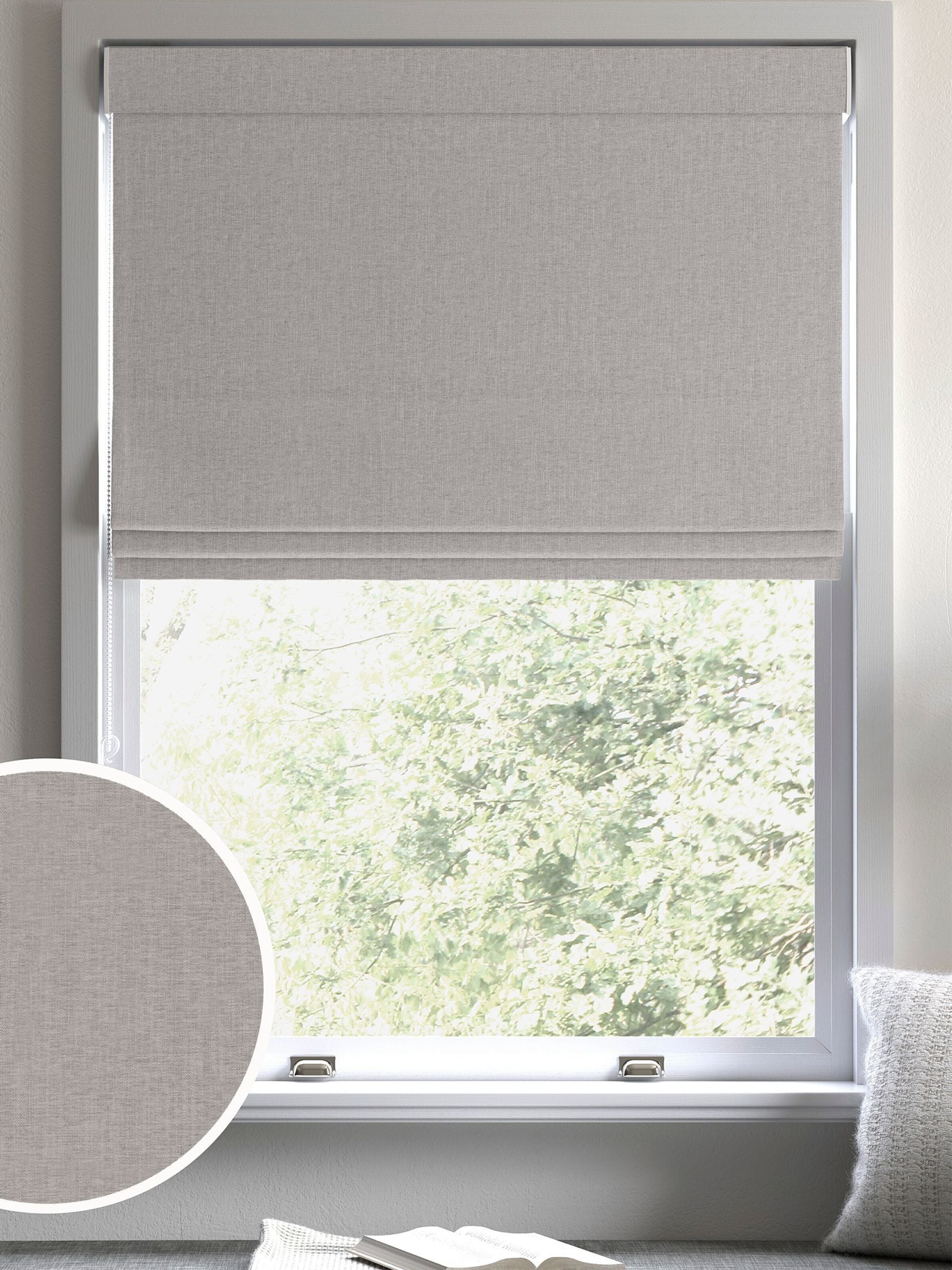 Next Dove Grey Bellum roman blind - British product