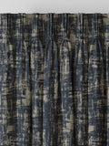 Tero indigo blue made to measure curtains (British brand)