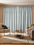 Silver Ire subtle stripe made to measure curtains, imported from the UK