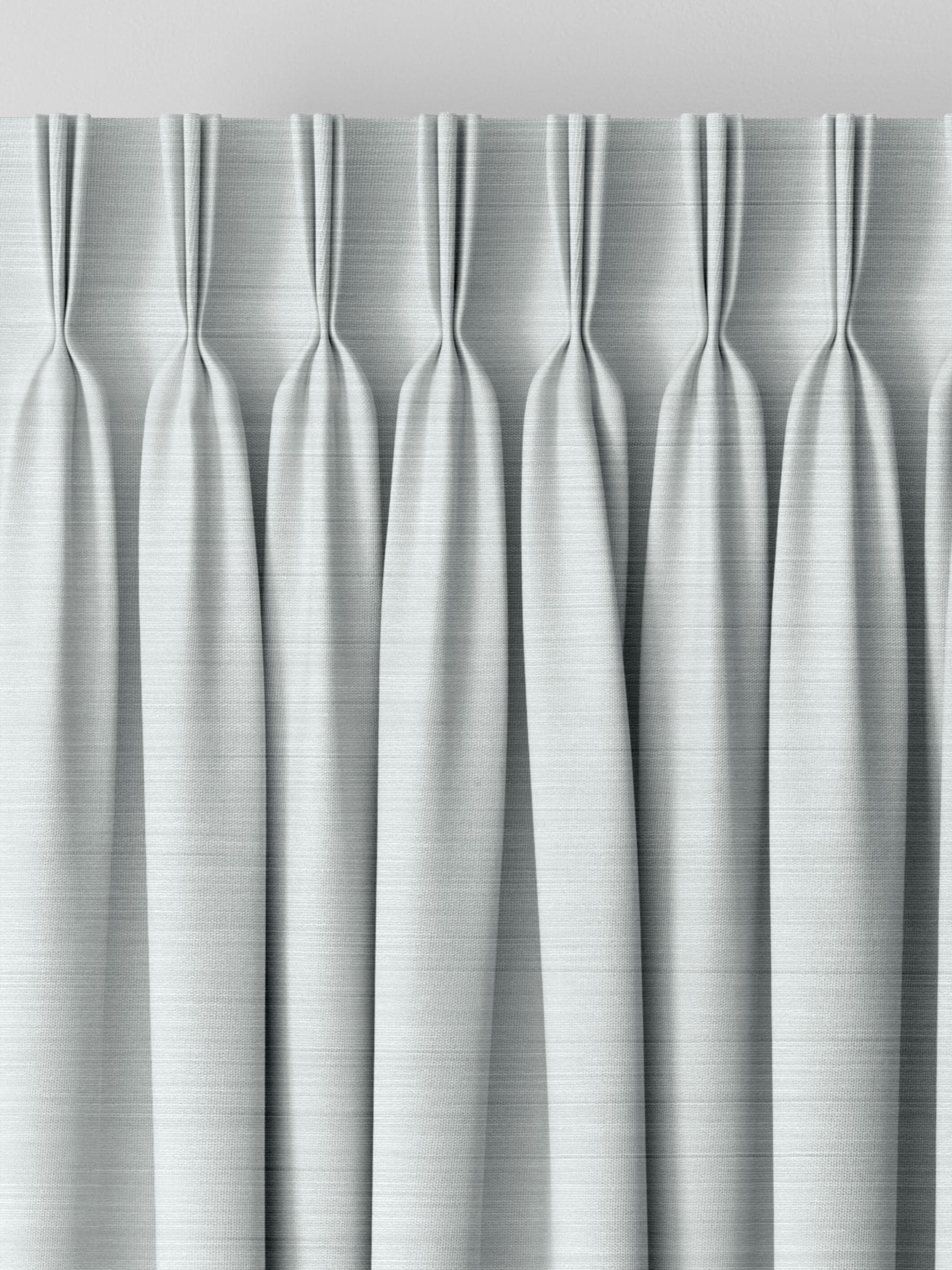 Silver Ire subtle stripe made to measure curtains, imported from the UK