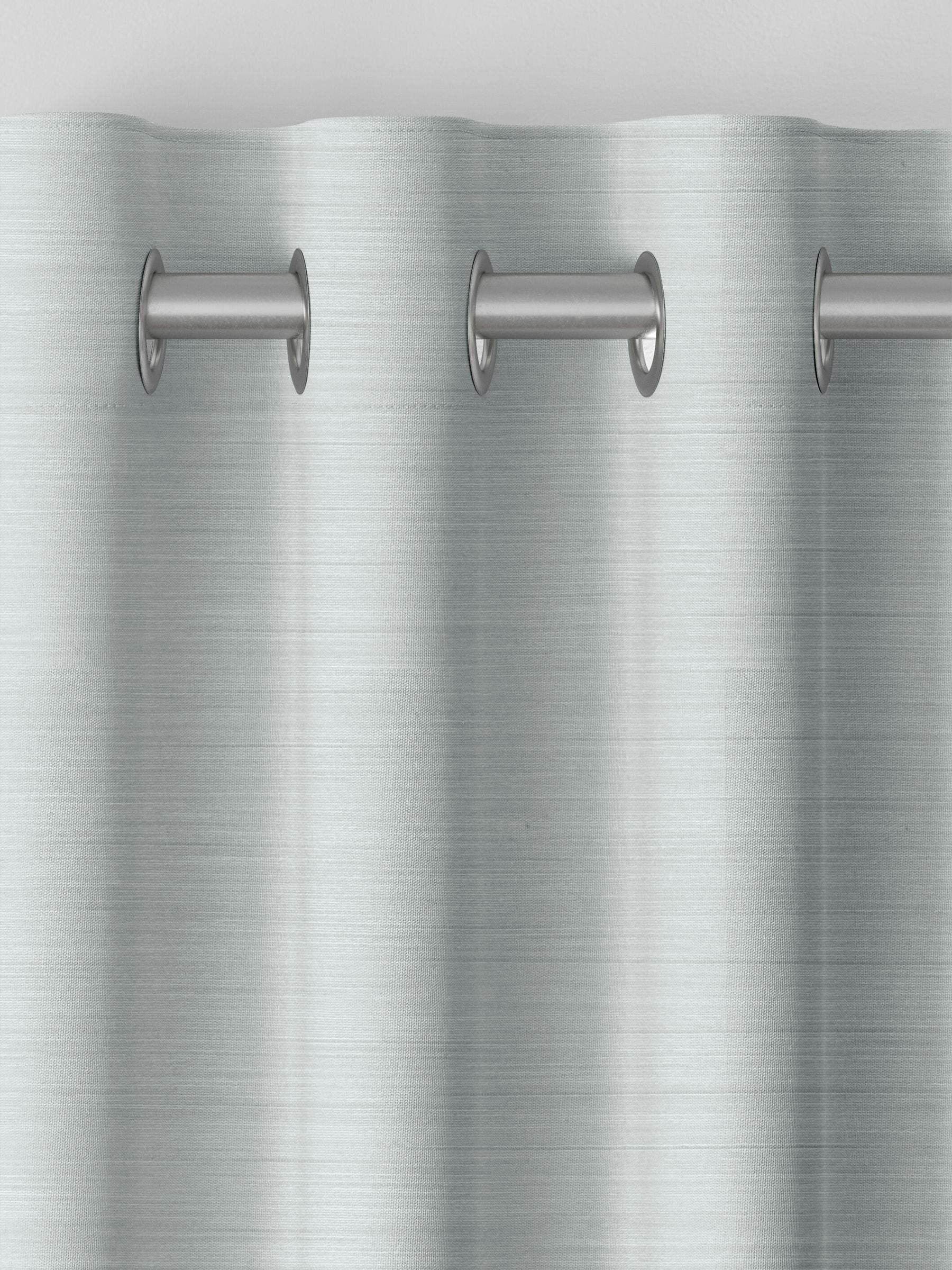 Silver Ire subtle stripe made to measure curtains, imported from the UK