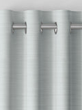 Silver Ire subtle stripe made to measure curtains, imported from the UK