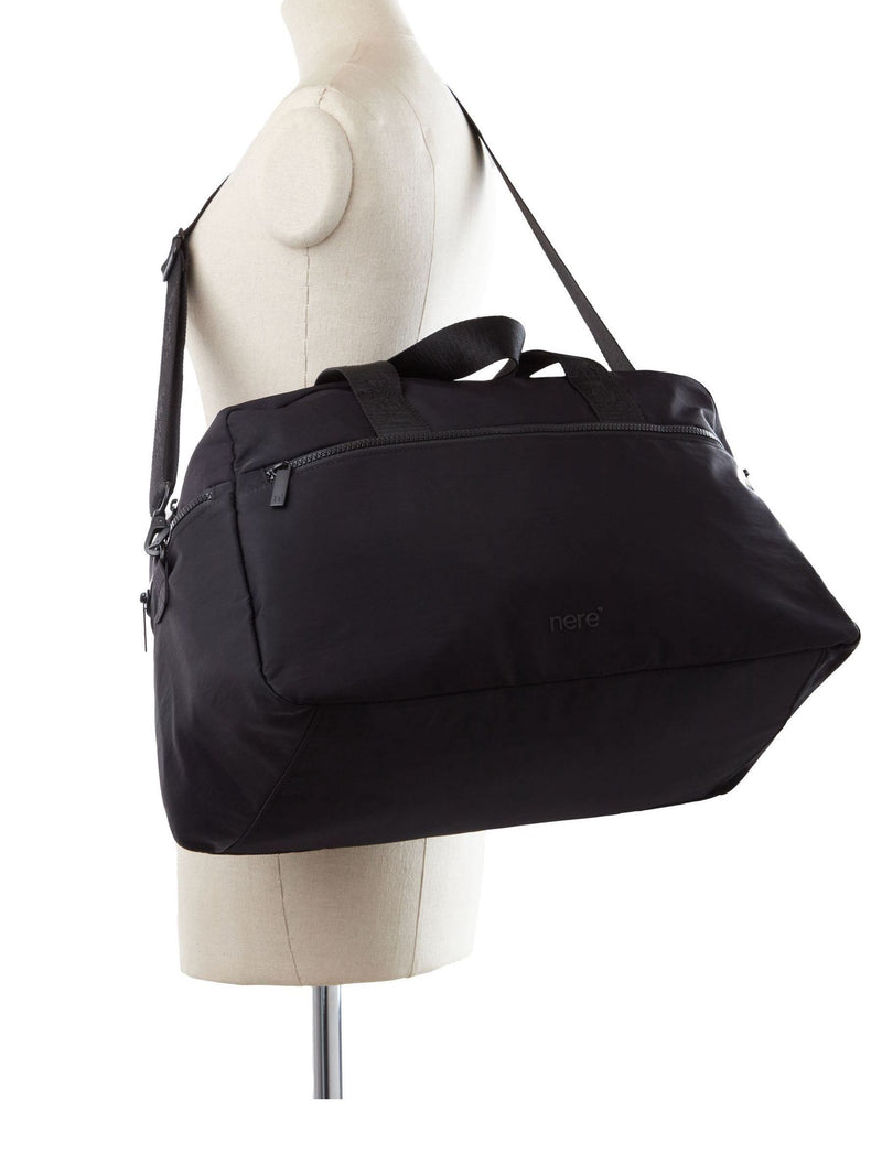 Nere black nylon carry on bag, UK version