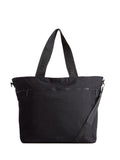 Nere Yellow Nylon Large Tote Bag