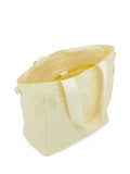 Nere yellow nylon large tote bag, imported from the UK