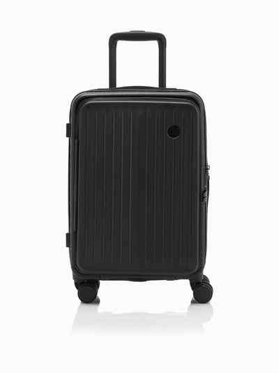Next Nere Venture Black Dual Open Small Suitcase 55cm- Buy online at McGrocer
