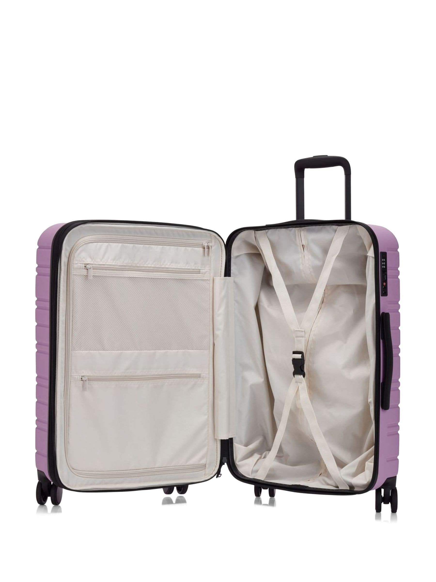 Nere Stori 65cm check-in suitcase in Mineral purple (British brand)