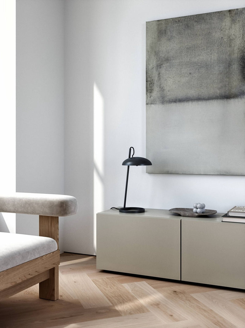 Nordlux Versale black table lamp, UK version