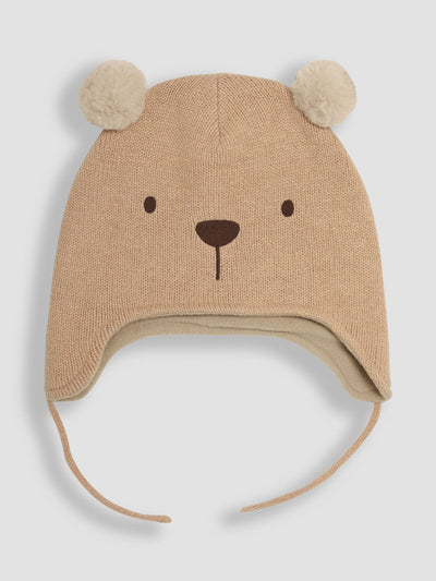 Next JoJo Maman Bébé Brown Bear Pom Pom Hat- Buy online at McGrocer