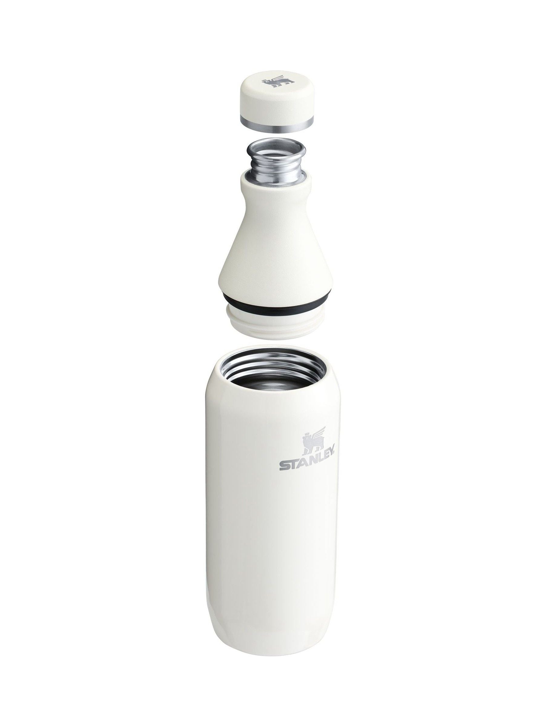 Stanley cream slim water bottle 0.35L and 0.6L (British brand)